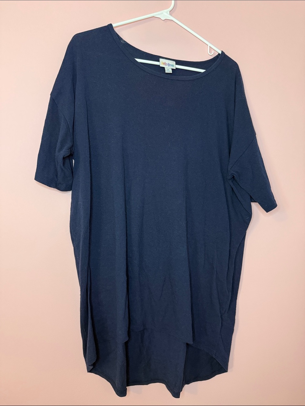 LuLaRoe Navy Oversized Tunic Top